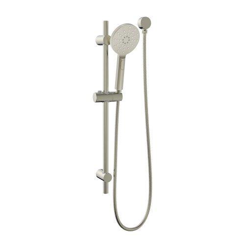 Bakara 3F Round on Retrofit Rail - Brushed Nickel